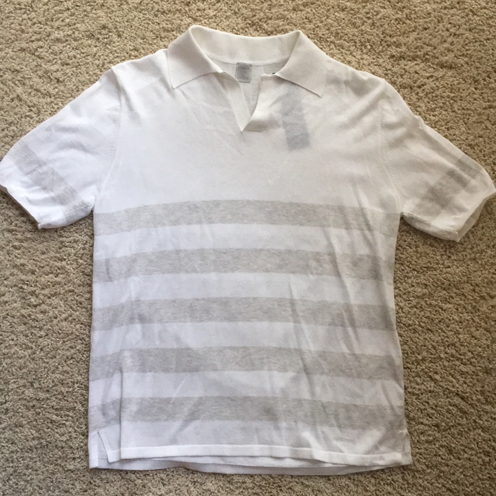 Eleventy USA ss Johnny collar polo size small